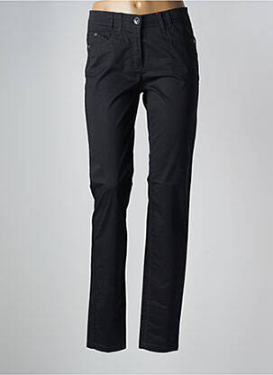 Pantalon slim țesătură poplin mărime normală negru JOCAVI femeie