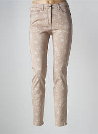 Pantalon slim elasticitate mărime normală bej JOCAVI femme