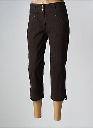 Pantalon trei sferturi maro JOCAVI femeie