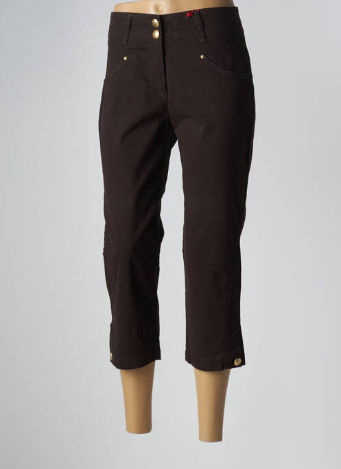 Pantalon trei sferturi maro JOCAVI femeie