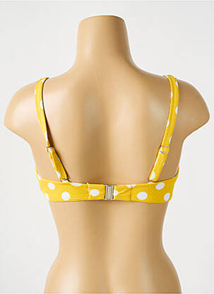 Sutien de costum de baie elasticitate top sutien modelat galben SUNFLAIR femeie