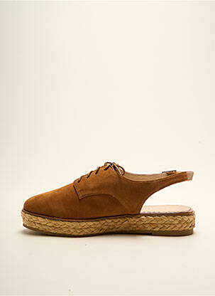 Espadrile nubuc toc plat până la 3 cm maro MELLOW YELLOW femeie