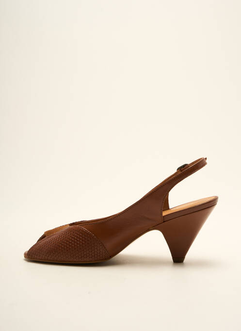 Sandale/Pantofi decupați maro SCHMOOVE femeie