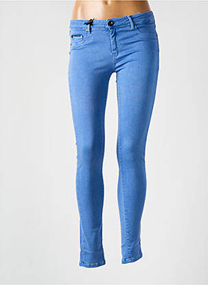 Pantalon slim elasticitate mărime normală albastru DONOVAN femeie