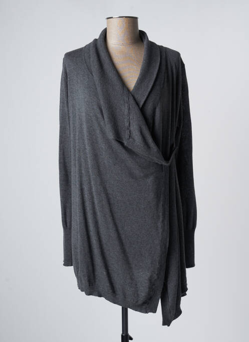 Vestă cu mâneci lungi gri SANDWICH femeie