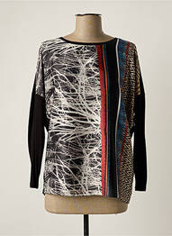 Tricou negru FRED SABATIER femme