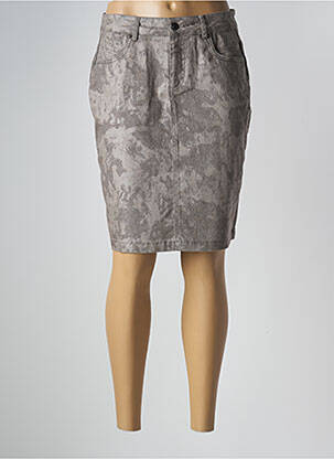 Fustă midi gri FRED SABATIER femeie