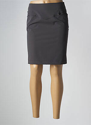 Fustă midi gri CAROLE RICHARD femeie