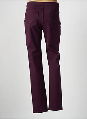 Pantalon slim talie înaltă talie înaltă violet BARILOCHE femeie