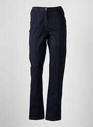 Pantalon slim talie elastică talie înaltă albastru MAT DE MISAINE femeie