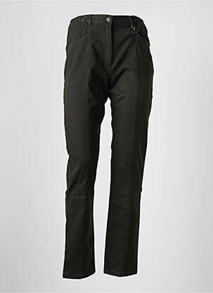 Pantalon slim talie înaltă talie înaltă verde MAT DE MISAINE femeie