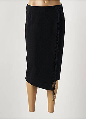 Fustă midi negru MOKI B femeie