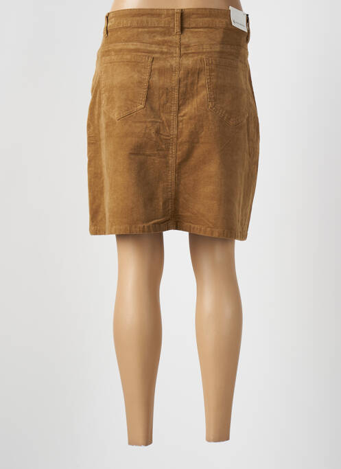 Fustă scurtă maro KALISSON femeie