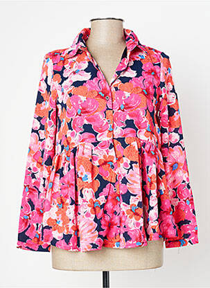 Tunică mâneci lungi roz LILIE ROSE femeie