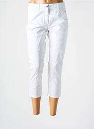 Pantalon trei sferturi alb MAE MAHE femeie