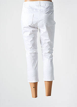 Pantalon trei sferturi alb MAE MAHE femeie