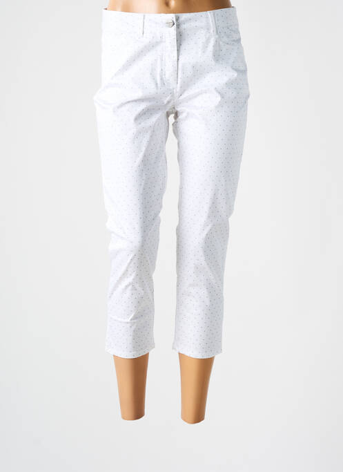 Pantalon trei sferturi alb MAE MAHE femeie