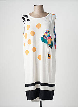 Rochie midi alb JEI'S BY LETIZIA DENARO femeie