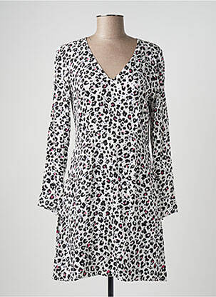 Rochie midi alb LOLA ESPELETA femeie