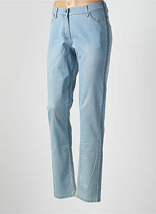 Blugi cu croială slim albastru CAROLINE BISS femeie