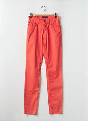 Pantalon slim portocaliu TRUSSARDI JEANS femeie