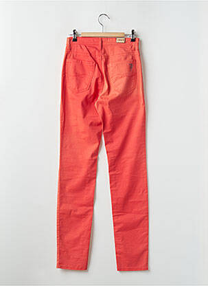 Pantalon slim portocalie TRUSSARDI JEANS femeie