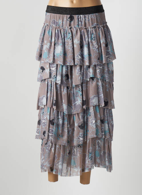 Fustă lungă maro #62869 femeie