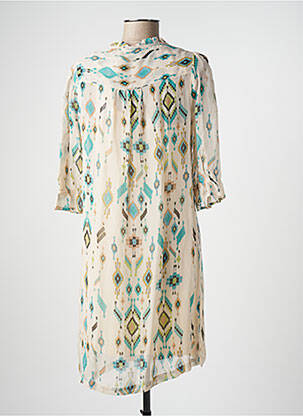 Rochie midi bej CREAM femeie