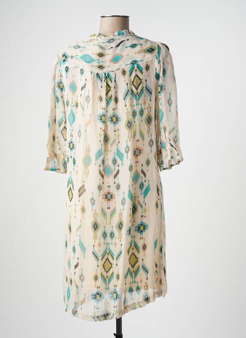 Rochie midi bej CREAM femeie