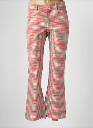 Pantalon evazat bej SEE THE MOON femeie