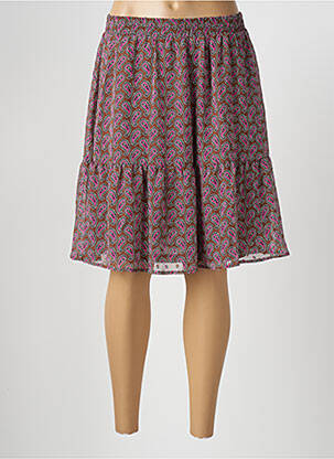 Fustă midi maro KAFFE femeie