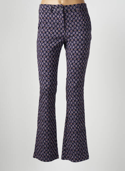 Pantalon evazat violet SEE THE MOON femeie