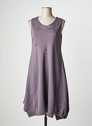 Rochie midi maro INFINI MOI femeie