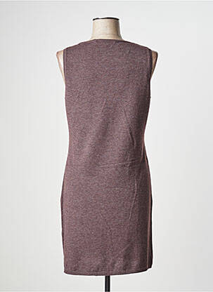 Rochie midi fără mâneci fără mâneci maro PLACE À PART femeie