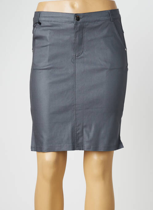 Fustă scurtă gri X-MAX femeie