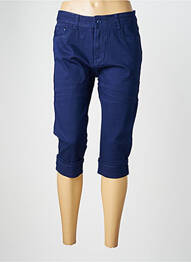 Pantalon trei sferturi elasticitate mărime normală albastru X-MAX femeie