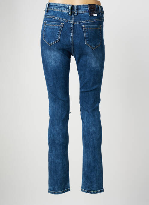 Blugi cu croială slim albastru X-MAX femeie