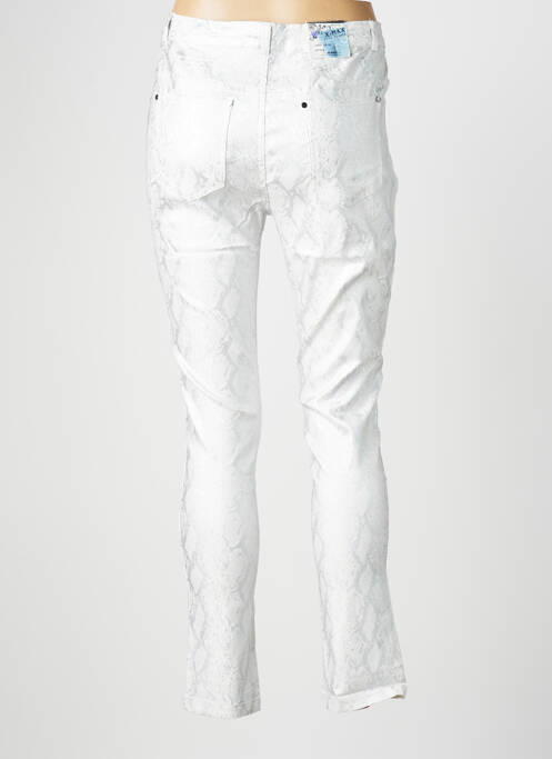 Pantalon slim argintiu X-MAX femeie