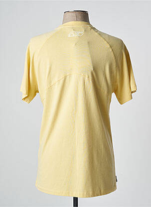 Tricou croială cambrată mâneci scurte galben LOOKING bărbat