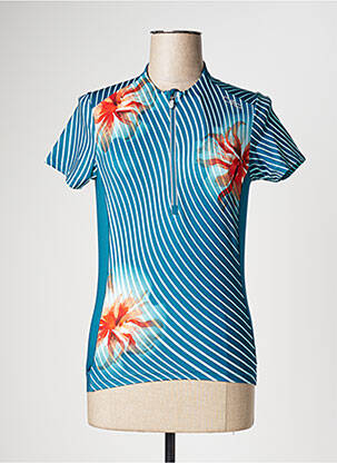 Tricou elasticitate mâneci scurte albastru CMP femeie