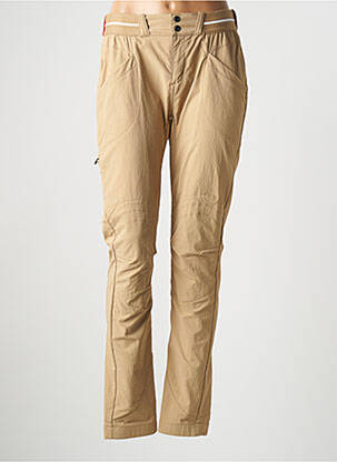 Pantalon slim talie elastică mărime normală bej LOOKING FOR WILD femeie