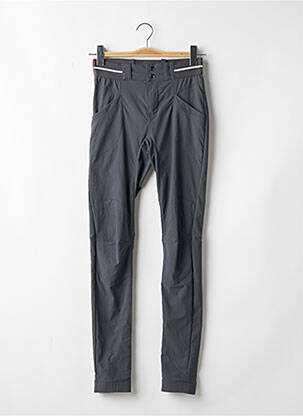 Pantalon slim talie elastică mărime normală gri LOOKING FOR WILD femeie