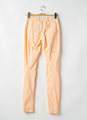 Pantalon slim talie elastică mărime normală portocalie LOOKING FOR WILD femeie