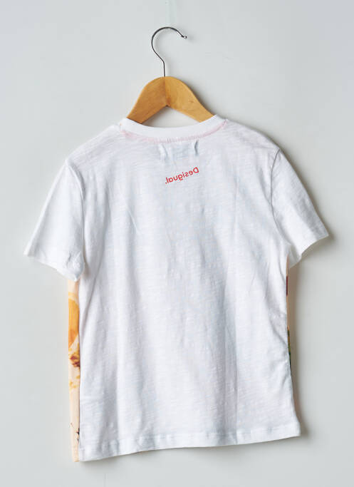 Tricou alb DESIGUAL băiat