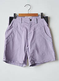 Bermudă țesătură poplin mărime normală violet LOOKING femeie