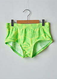 Slip de baie efect material satinat verde FUNKY TRUNKS bărbat