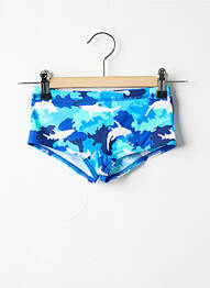 Slip de baie efect material satinat albastru FUNKY TRUNKS băiat
