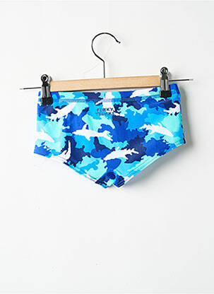 Slip de baie efect material satinat albastru FUNKY TRUNKS băiat