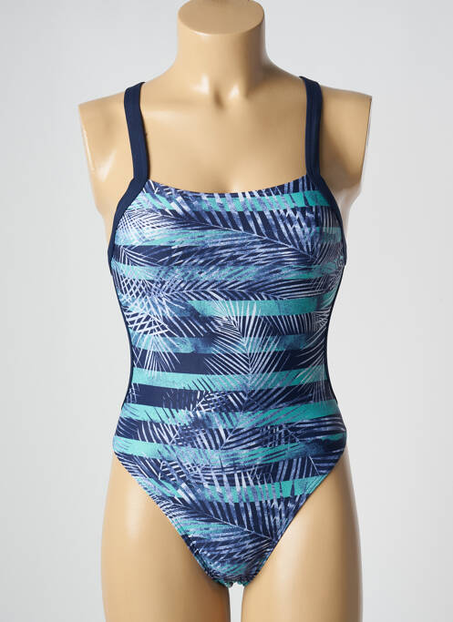 Costum de baie dintr-o singură piesă albastru FUNKITA femeie