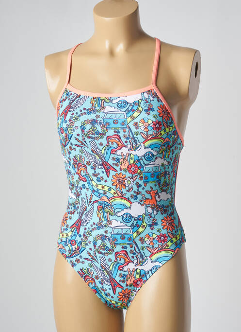 Costum de baie dintr-o singură piesă albastru FUNKITA femeie